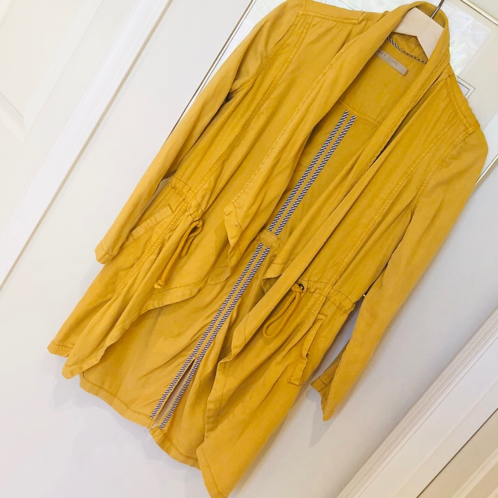 Max Jeans burnt yellow Tencel cardigan!